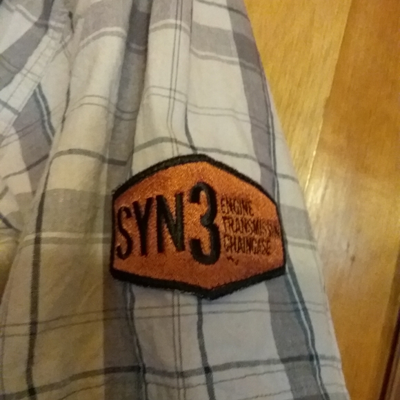 Harley Davidson Pre-Luxe Oil Flaming Skull Embroidered Patches Plaid XL Shirt - Picture 11 of 12